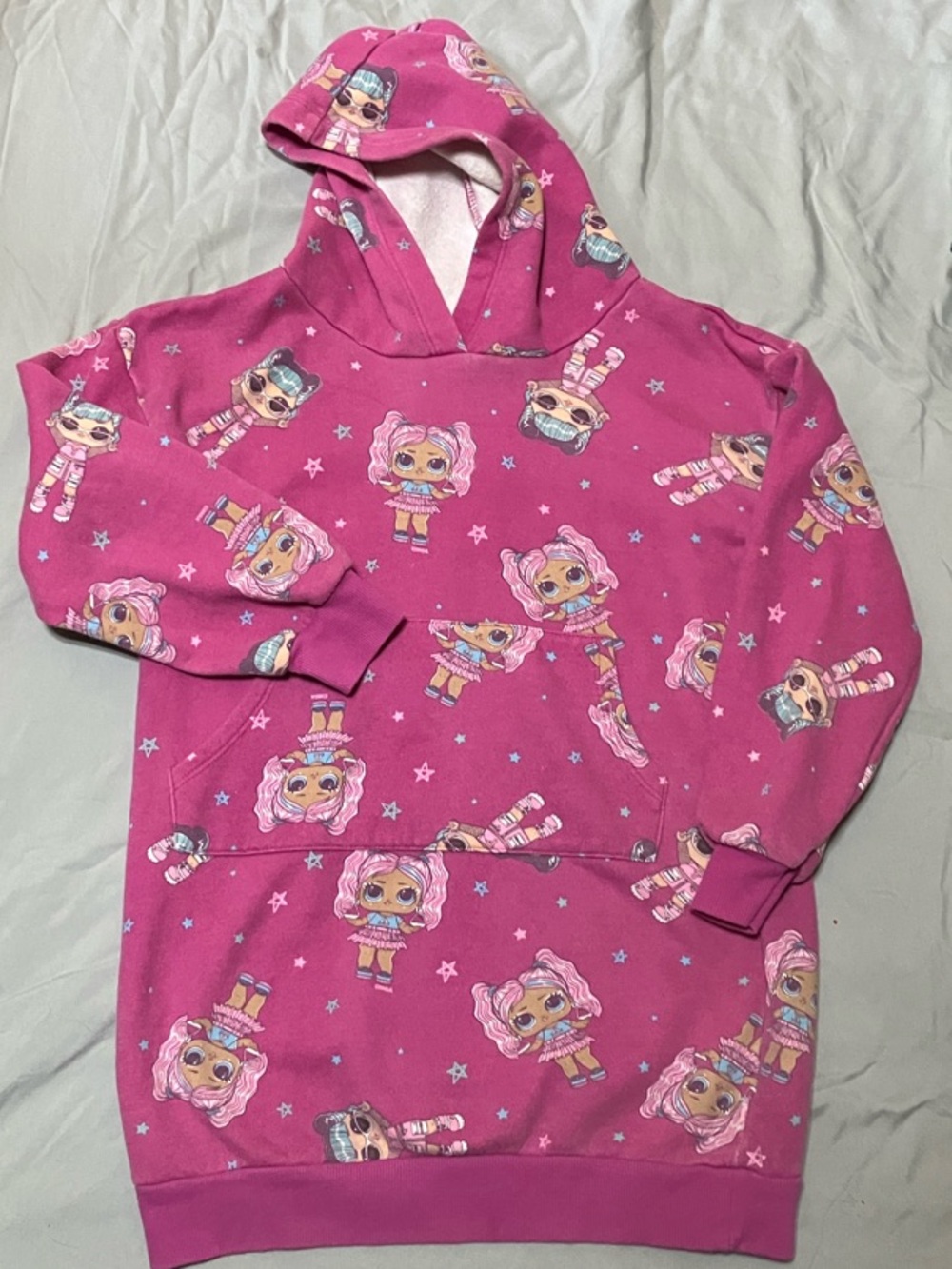 L.O.L. Surprise! Girls' Hot Pink Character Hoodie